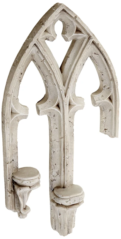 Design Toscano NG32443 Falkenberg Palace Architectural Wall Fragment, Antique Stone