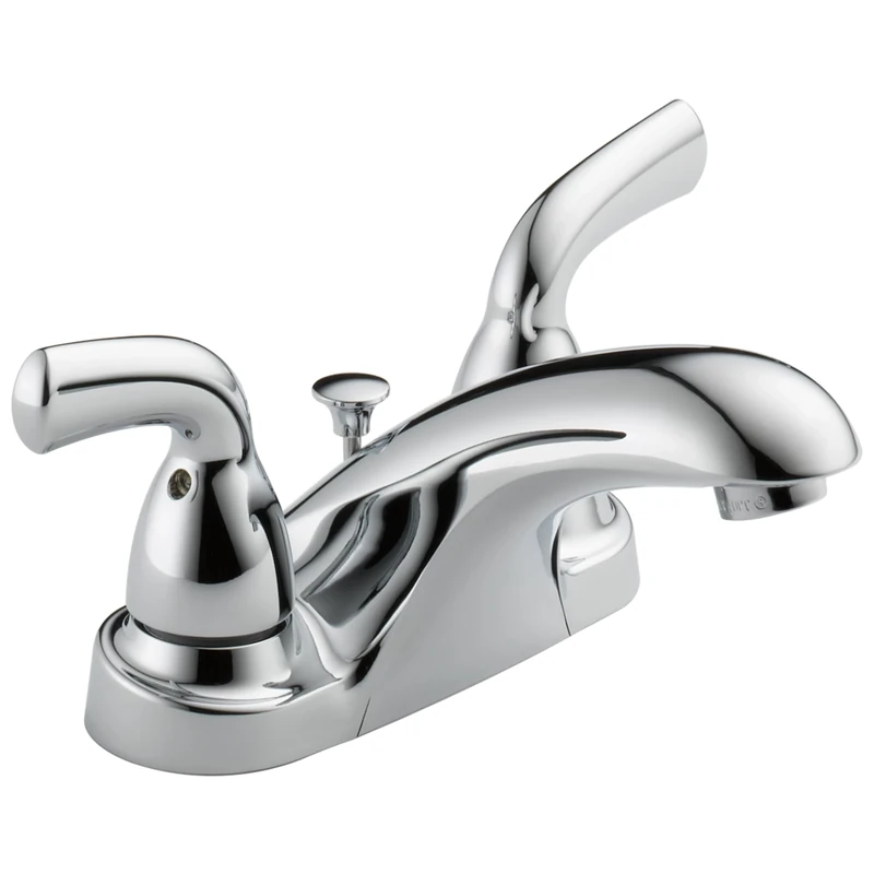 Delta B2510Lf-Ppu Foundations Core-B Two Handle Centerset Lavatory Faucet, Chrome