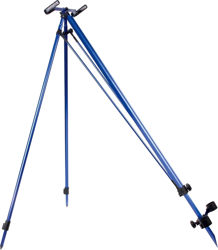 Shakespeare Salt Beach Rest - lightweight and robust, perfect for sea fishing from the beach, Blue/Black, 125-204 cm