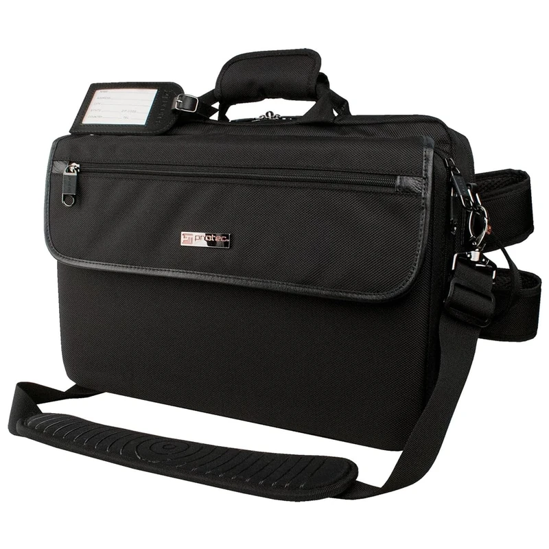 Protec Lux Combo Messenger Pro Pac Case for Flute and Piccolo - Black