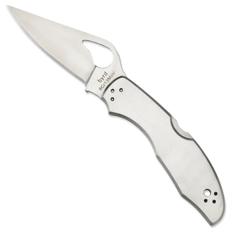 Spyderco 400379-SSI Byrd Meadowlark2 SS Plainedge BY04P2 - multi, N/A