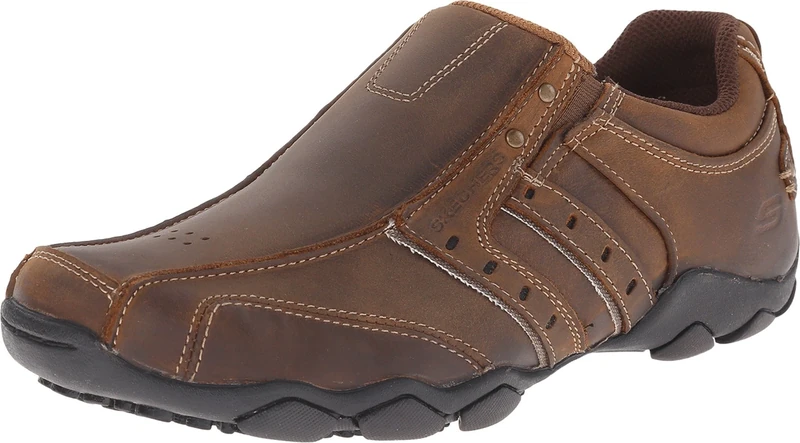 Skechers Men's Diameter Loafers, Brown (CDB), 7 UK