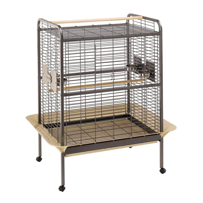 Ferplast Expert 100 Parrot Cage, 124.5 x 100 x 156 cm, Silver