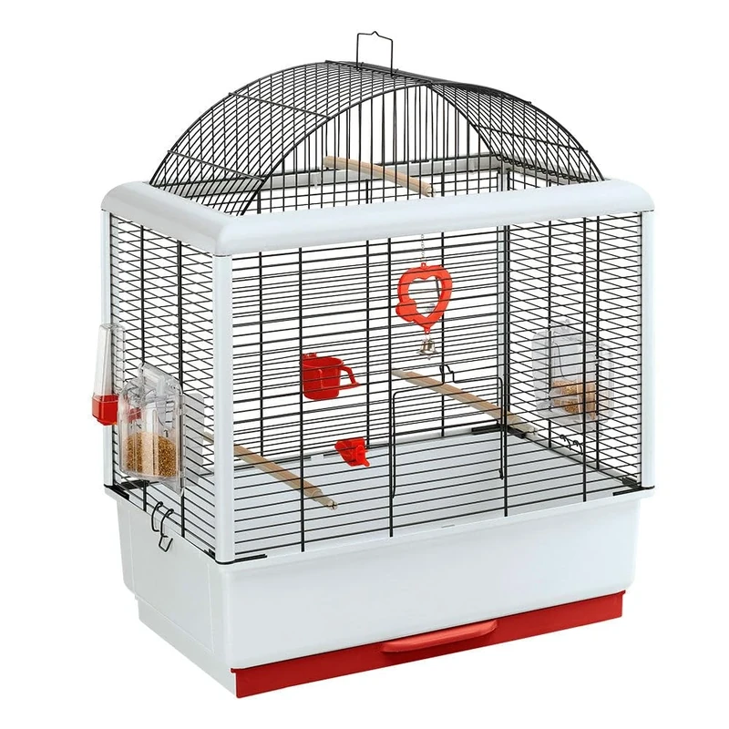 Ferplast Palladio 3 Bird Cage, 49 x 30 x 64 cm, Black
