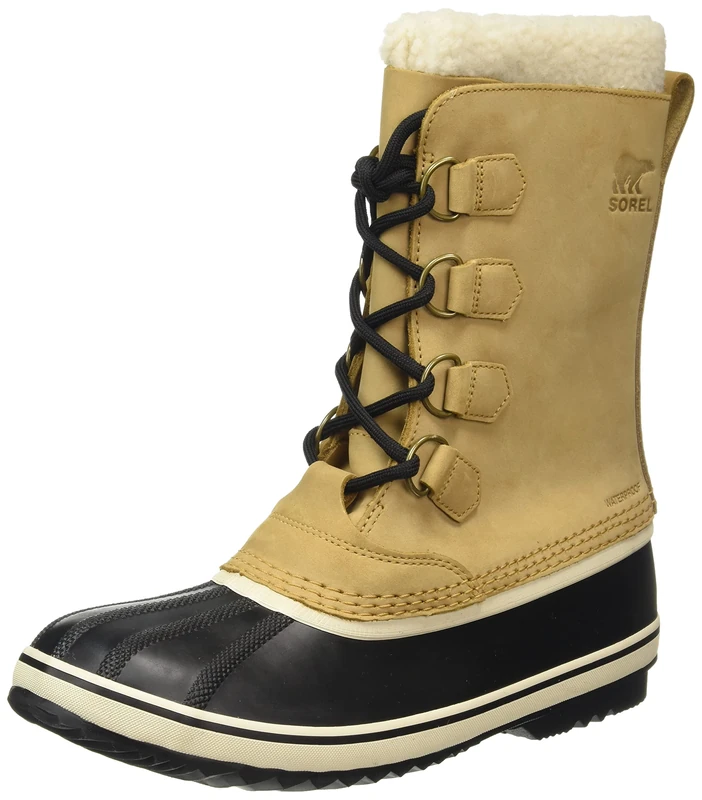 Sorel Women's 1964 PAC 2 WP Snow Boots, Buff, Black, 4 UK