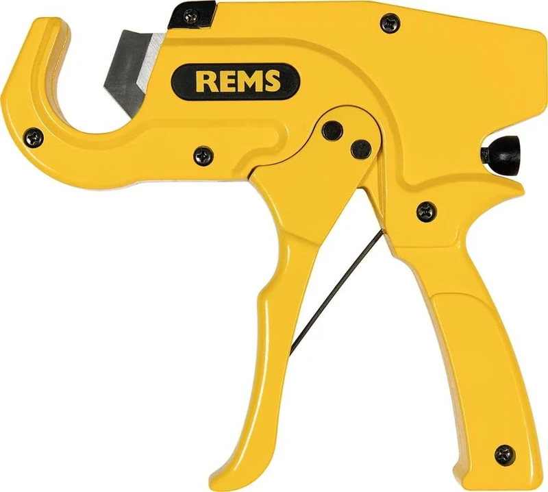 Rems ROS P 35 A 291220 Single-Handed Pipe Shears with Automatic Quick Return for Plastic and Composite Pipes Diameter 35 mm