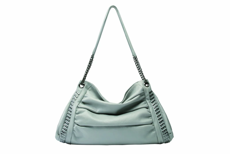 Ri2k Womens Freya FRB4253 Tote Grey - Image 1
