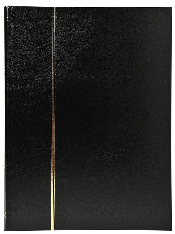 Exacompta Classic Stamp Album Faux Leather Black 48 Pages 22,5x30,5 cm