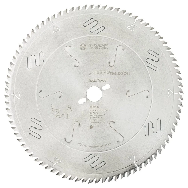 Bosch Circular Saw Precision Blade Top Best for Wood 350 x 3.5 x 30 MM; 84 2608642121