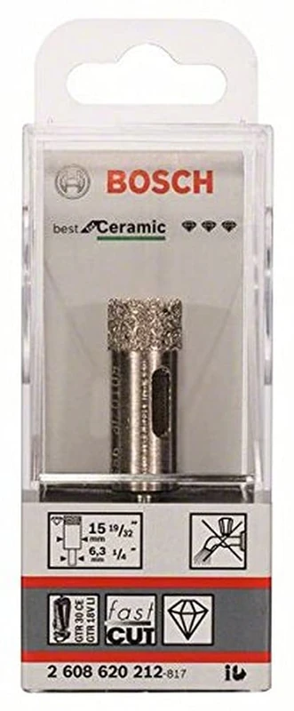 Bosch 2608620212 Diamond Dry Drill Bits Best for Ceramic