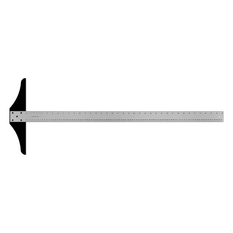 Ludwig Precision T-Square for Art, Framing & Drafting, Aluminum,Plastic,Metal, Silver, 91.44 cm