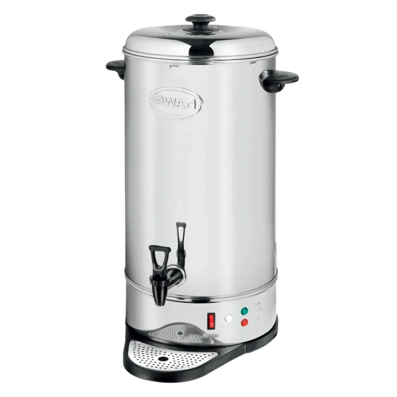Swan SWU26L Catering Urn with Automatic Temperature Control, Drip Tray, 26L, 2500W, Stainless Steel