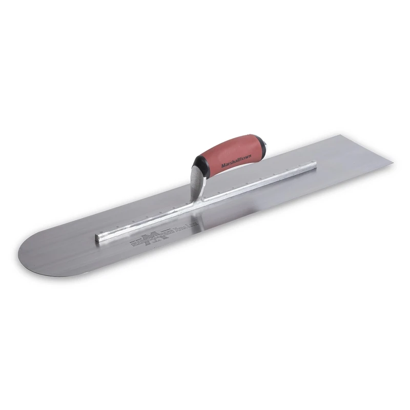Marshalltown Rounded Front Finishing Trowels, DuraSoft Handle Material, 610mm Length, 102mm Width, Made in The USA, MXS244RD