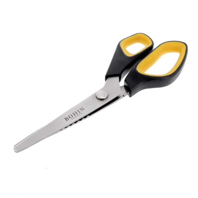 Bohin - Bohin Titanium (23cm) Pinking Soft Grip Shears - 1 Piece