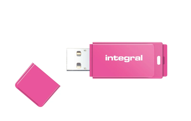 Integral 32GB Neon Pink USB 2.0 Flash Drive