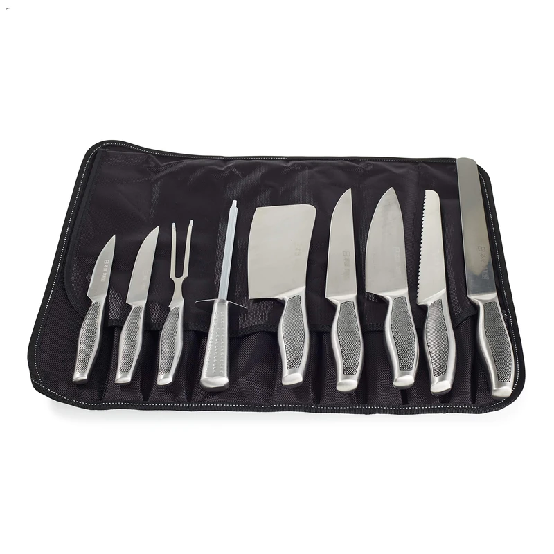 Ross Henery Professional Japanese Style Premium Stainless Steel 9 Piece Chefs Knife Set