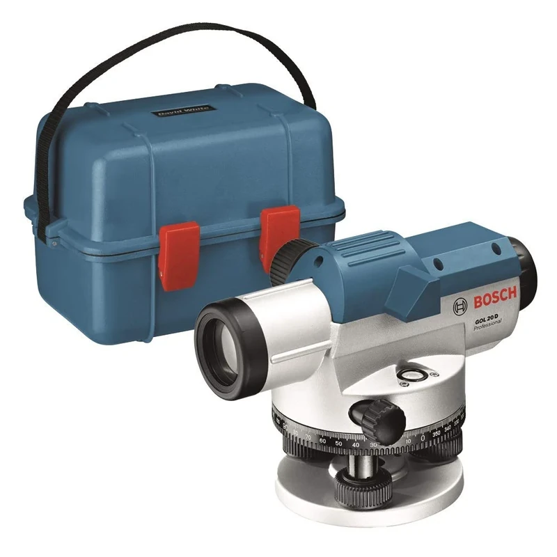 Bosch Professional Optical Level GOL 20 D (20x Magnification, Unit of Measure: 360 Degrees, Range: up to 60m, in Carrying case)