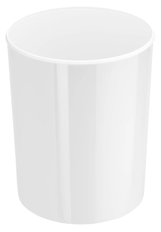 HAN 18200-12, i-Line waste bin. Modern, stylish. Elegant and glossy, premium quality, 20 litres, white