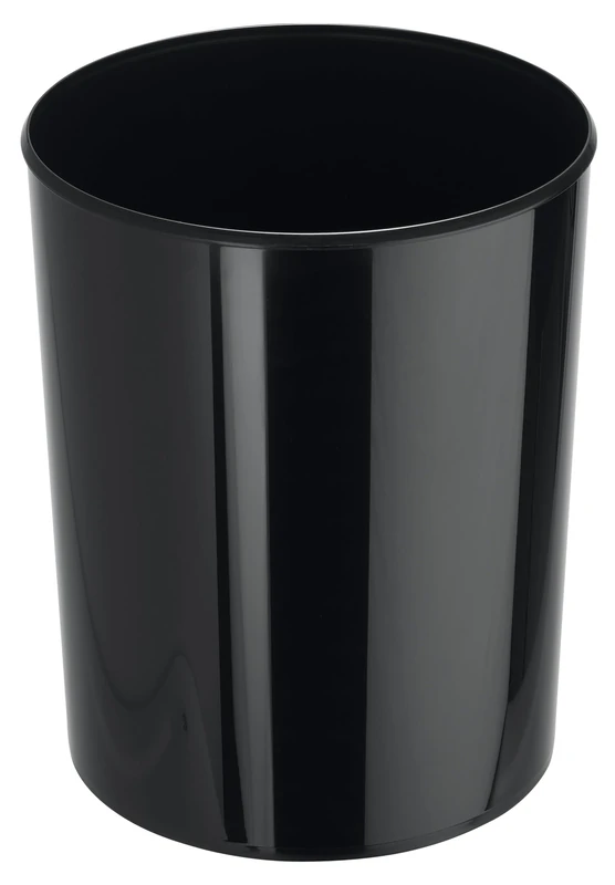 HAN 18200-13, i-Line waste bin. Modern, stylish. Elegant and glossy, premium quality, 20 litres, black