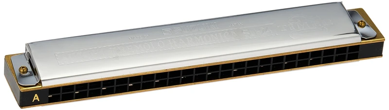 Suzuki 24-hole Tremolo Harmonica SU-24 Two-Timer - key of A