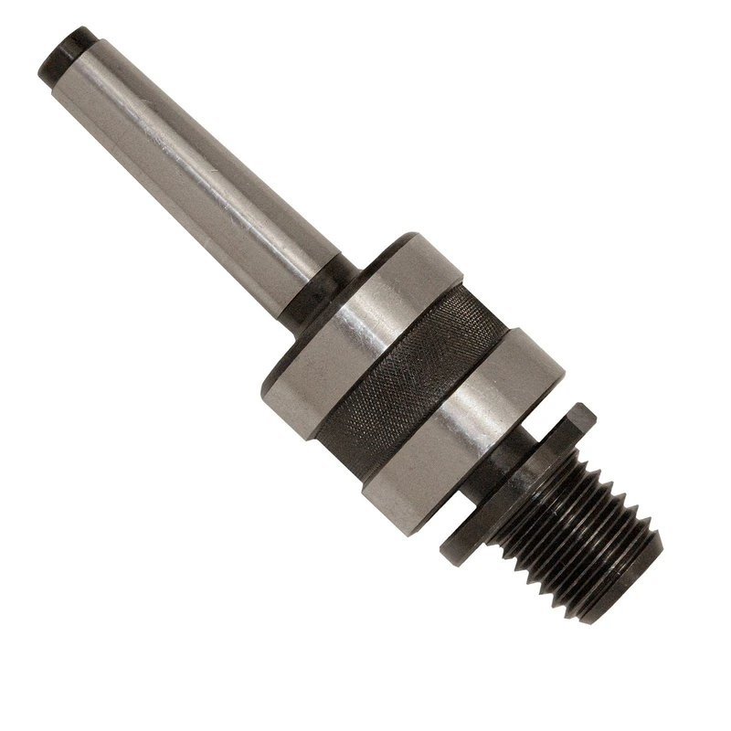 PSI Woodworking LTCA18 Live Tailstock Chuck Adapter to 1" x 8tpi Thread with #2 Morse Taper Mount