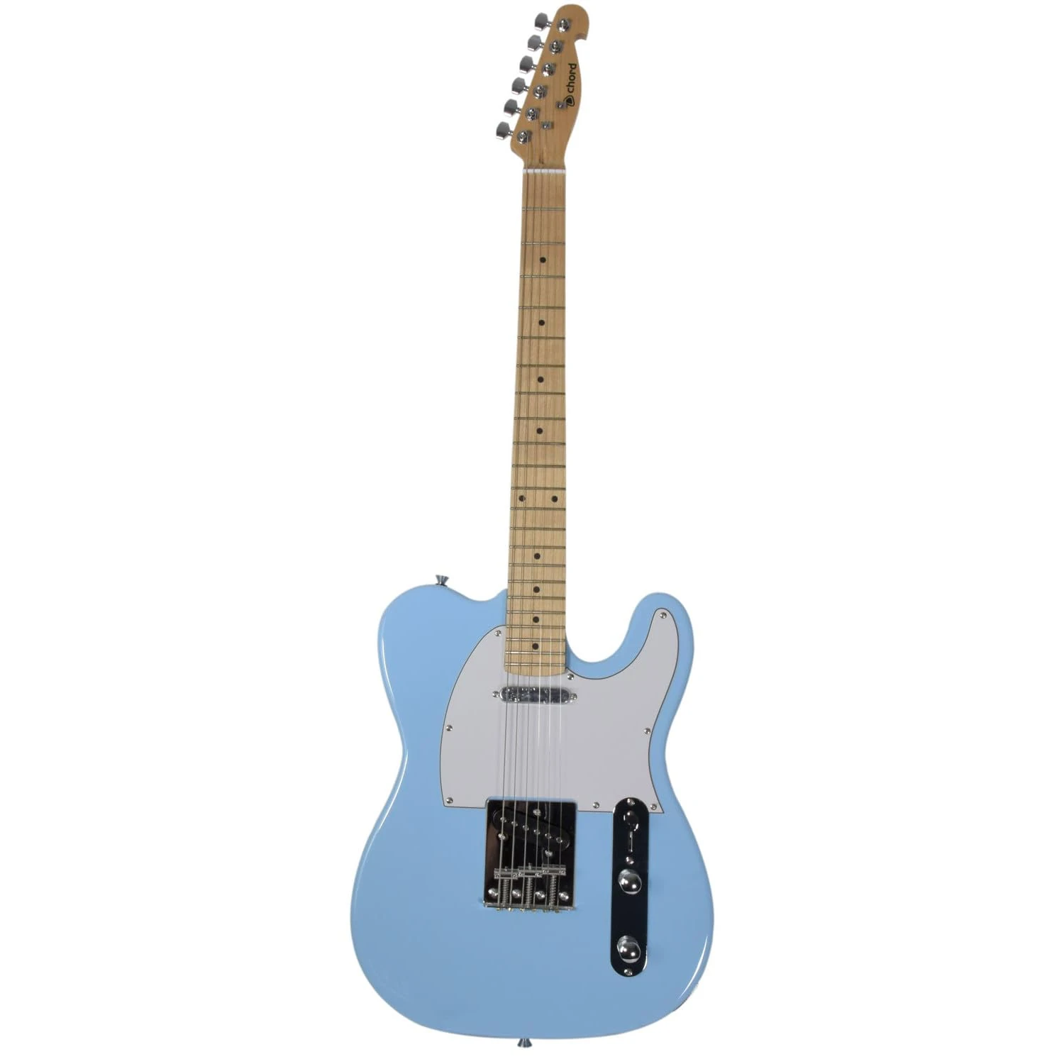 CAL62 | Electric Guitar – Surf Blue Gloss | Classic Style, Versatile Sound from 2 Single Coil Pickups