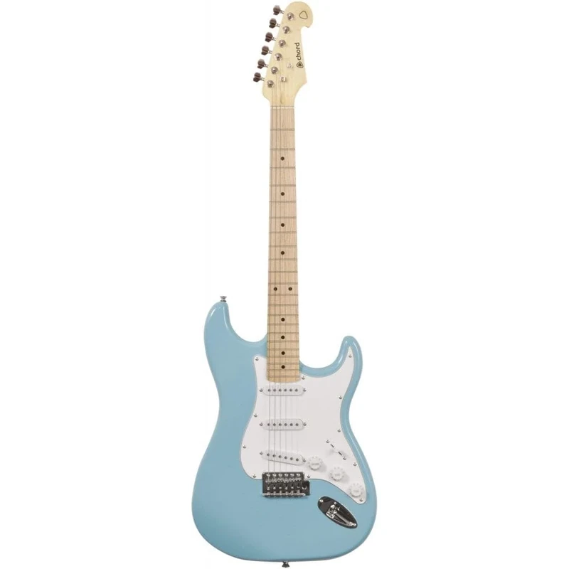 Chord 174.537UK CAL63 Professional Electric Guitar Surf Blue, One Size