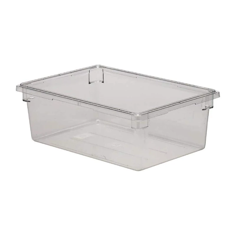 Cambro 18269CW 13 gallon Capacity, 26" Length x 18" Width x 9" Height, Camwear Clear Polycarbonate Full Size Food Box