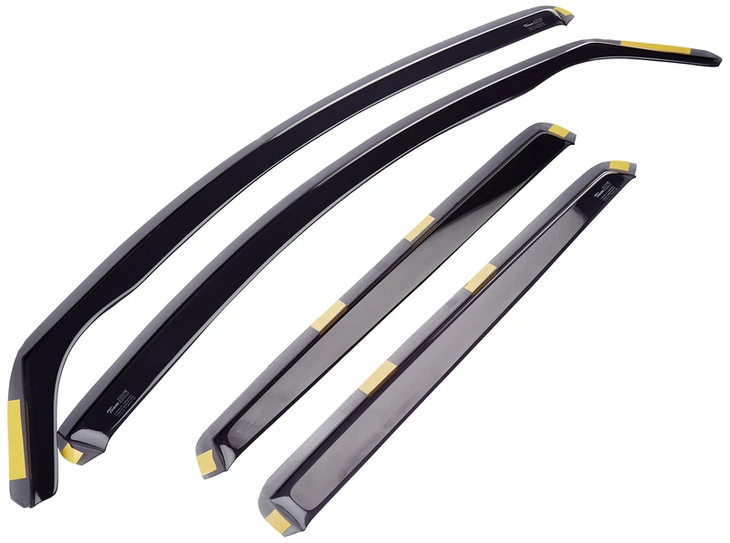 HEKO-24274 (4 Pieces) Front Rear Wind Deflectors Fits Nissan QASHQAI 2 8 on 5-Door Hatchback