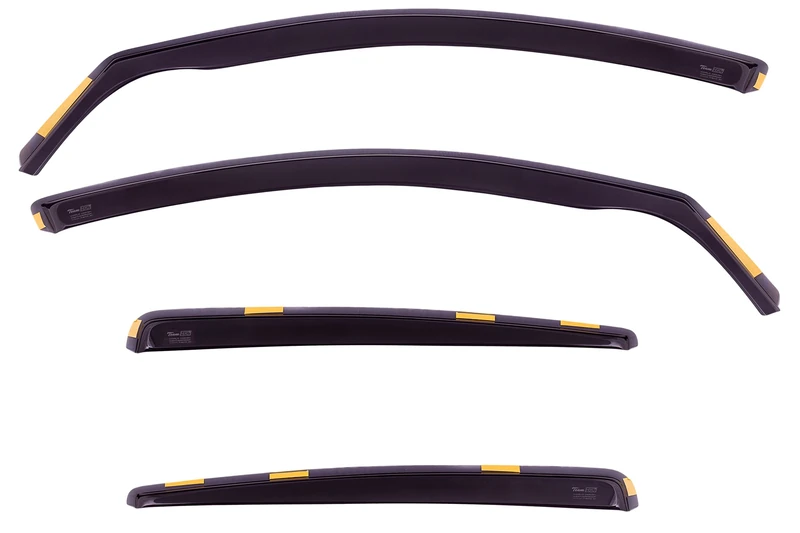 HEKO-25381 (4 Pieces) Front Rear Wind Deflectors Fits Vauxhall ASTRA 2004 on 4-Door Saloon