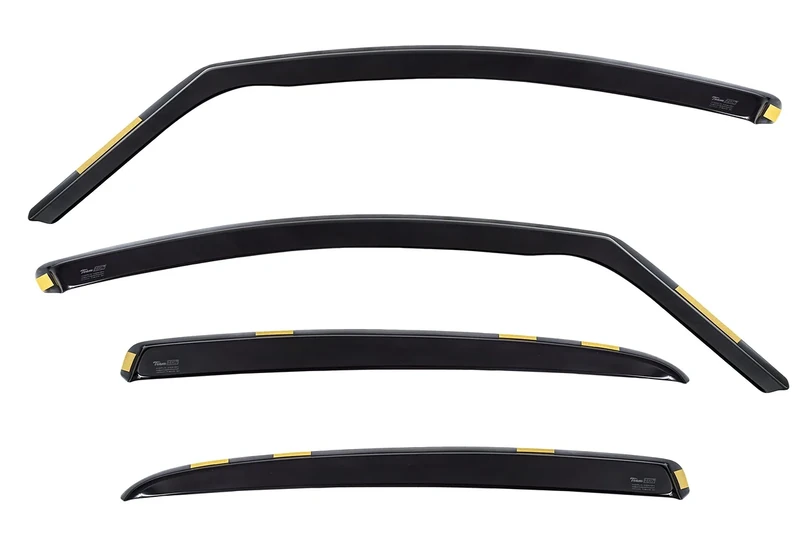 HEKO-26138 (4 Pieces) Front Rear Wind Deflectors Fits Peugeot 407 4 on 4-Door Saloon