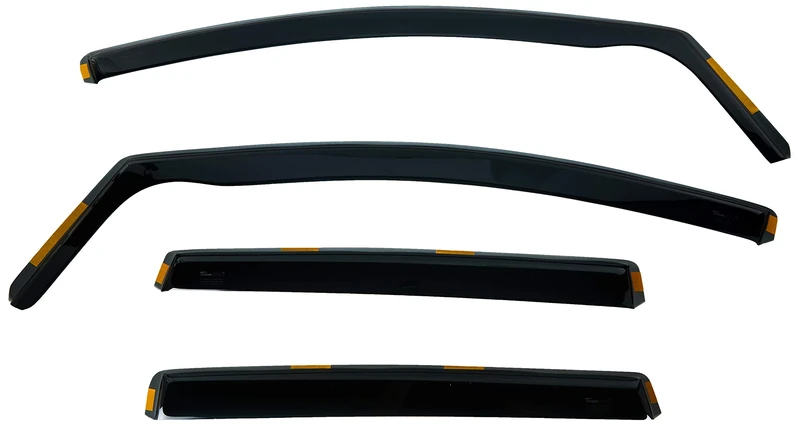 HEKO-15277 Front Rear Wind Deflectors Fits Ford Kuga 2008 on 5-Door SUV (4 Pieces)