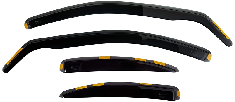 HEKO-23267 Wind Deflectors Fits Mercedes C-Class 2000 - 2007 4-Door Saloon (4 Pieces)