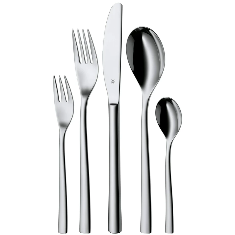 WMF Cutlery Set 30-Piece for 6 People Palermo Cromargan 18/10 Stainless Steel Polished - Image 1