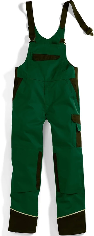 BP 1796-720-56-56s, Work trousers, with double waist button and elasticated back 305,00 g/m², Reinforced cotton anthracite/night blue, 39/40s - Image 1