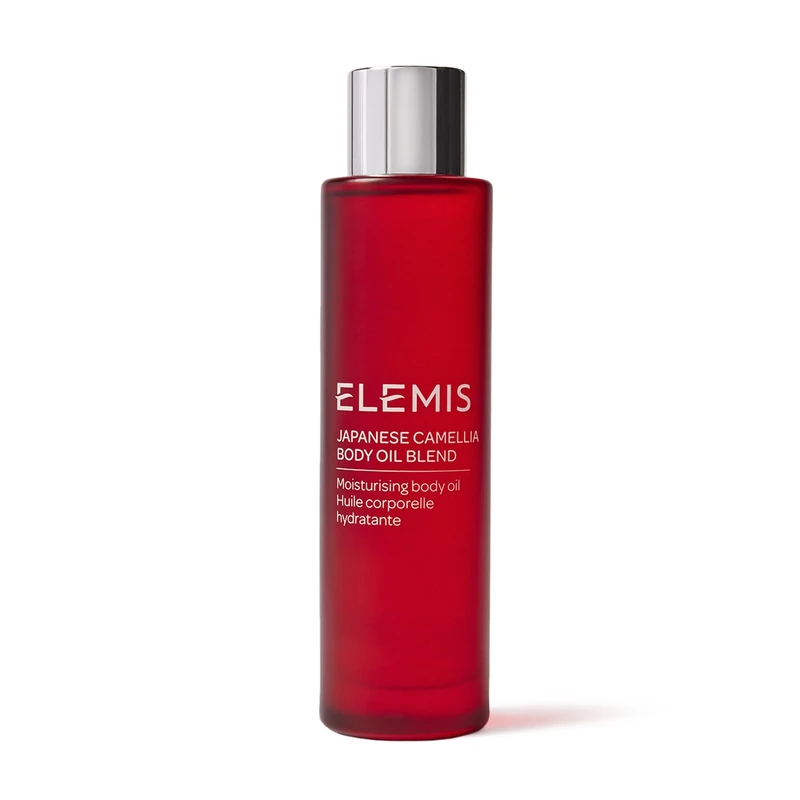 ELEMIS Japanese Camellia Body Oil Blend – Hydrating & Nourishing Body Oil with Camellia, Rosehip & Squalane – Moisturizing Oil for Soft, Smooth Skin & Skin Repair – Ideal for Dry Skin