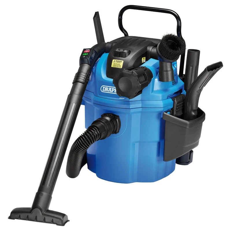 Draper 36313 1500W 18L 230V Wall Mountable Wet and Dry Vacuum Cleaner with Remote Control - Image 1