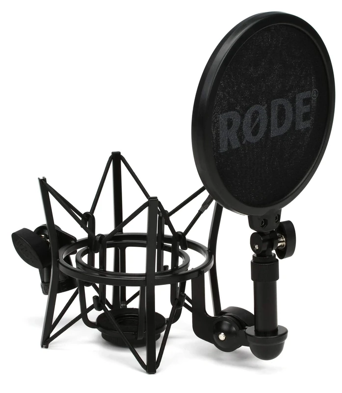 RØDE SM6 Shock Mount with Detachable Pop Filter for Large-Diaphragm Studio Condenser Microphones