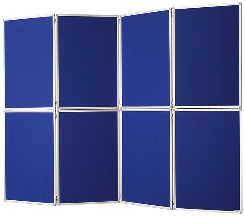 magnetoplan 1101016 Room Divider Felt 8 Pieces Blue - Image 1