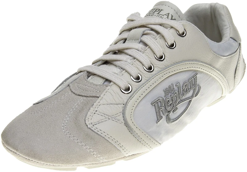 Replay Men's Bakar White Fashion Trainer Gmm01.002.C0004S.061 10 UK - Image 1