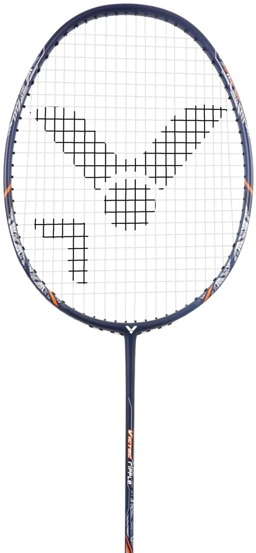 Victor VICTEC Ripple Badminton Racket - Grey/Silver, 4 Grip