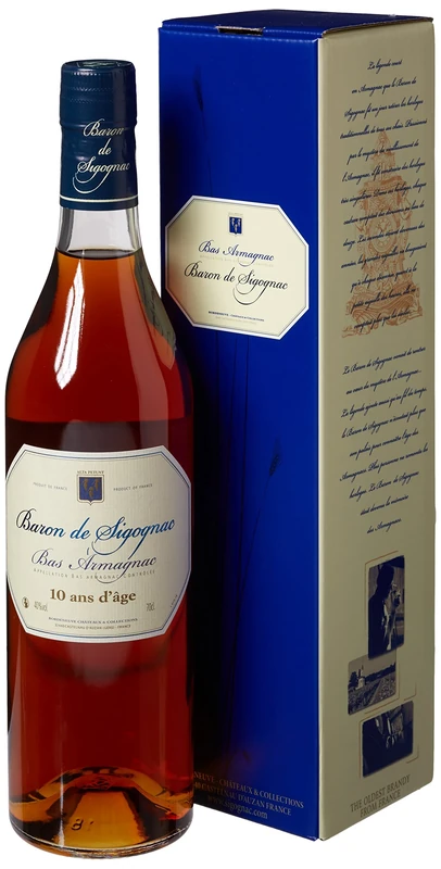 Baron De Sigognac 10 Ans Bas Armagnac Brandy 70 cl