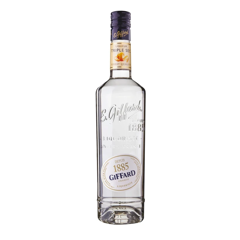 GIFFARD - Triple Sec Liqueur - Orange Bark Liqueur - French Recipe - Fruity and Powerful, Perfect for Margarita and Cosmpolitan Cocktail Serves - 70cl, 25% vol