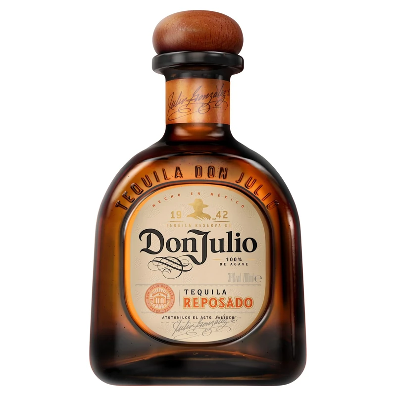 Don Julio Reposado Tequila | 38% vol | 70cl | Mellow | Elegant Flavour & Inviting Aroma | Rich & Smooth Finish | for Mixed Drinks or Cocktails | a Gift to Impress | Perfect for Gifting