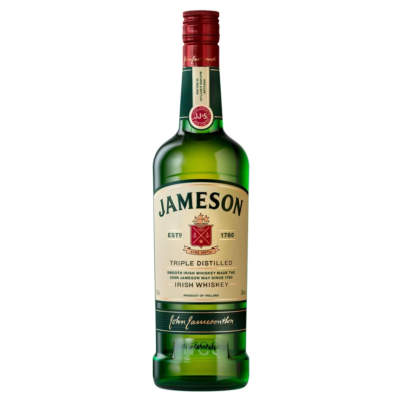 Jameson Triple Distilled Blended Irish Whiskey, 150 cl