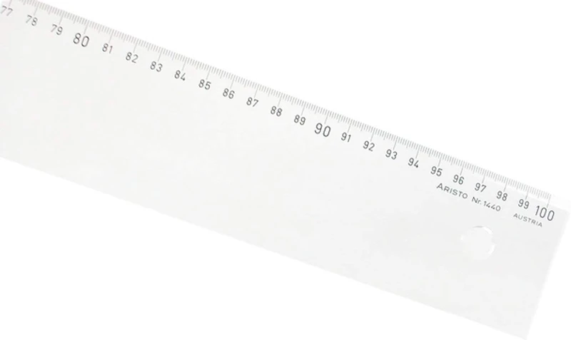 Aristo AR1440 Ruler (Plexiglass, 100 cm) Clear