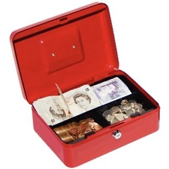 Phoenix CD176 Phoenix Cash Box Model: 0021, Size 4, Red - Image 1