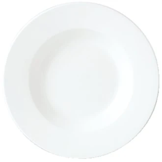 Steelite V0144 Simplicity Pasta Dish, White, 10.625 Inch, Pack of 12