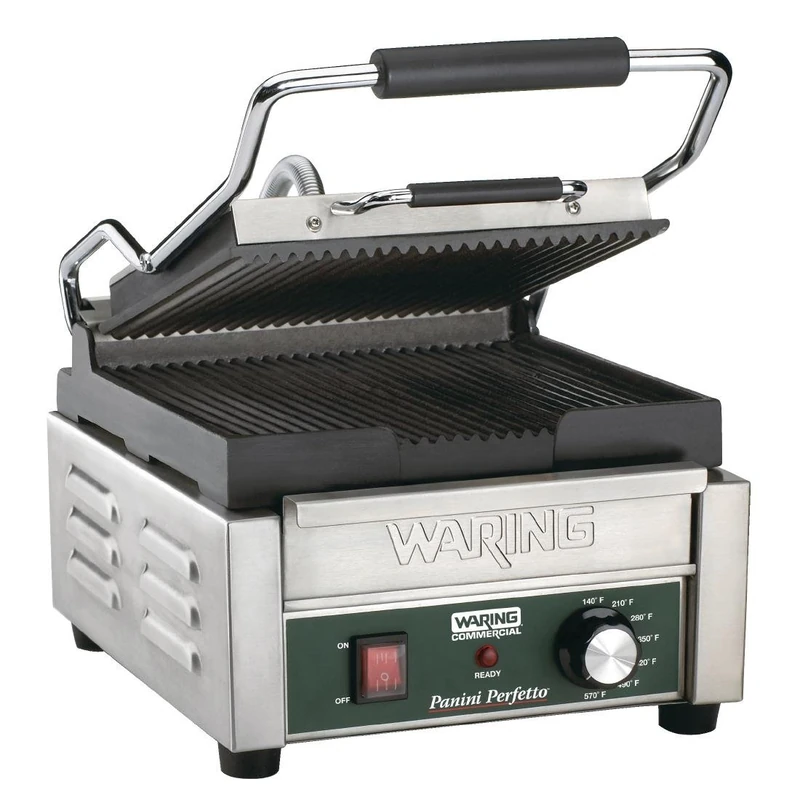Waring Commercial Single Panini Grill - 2000W High Output