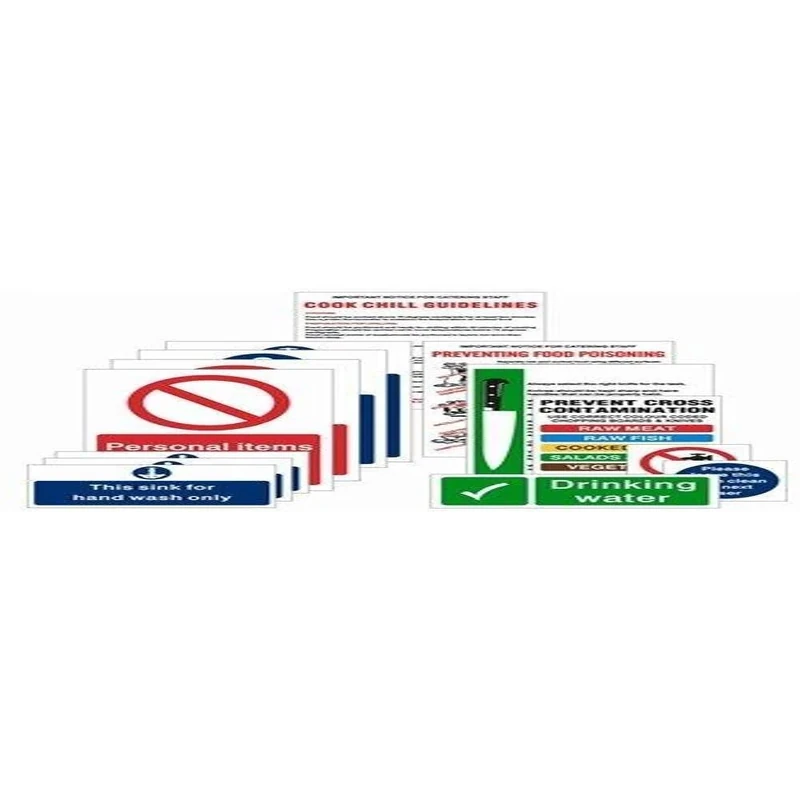 Stalwart W192 Food Preparation Sign Pack